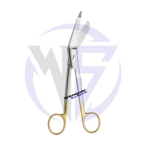 Tijeras para Vendas Lister de 5.5 Pulgadas, Doradas, Hechas a Medida, de Acero Inoxidable de Grado Médico Premium, Instrumento Manual - Product Image 1