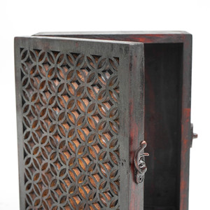 Vintage <b>Small</b> Wooden Square <b>Gift</b> <b>Box</b> Made From Premium Wood and Featuring Elegant Detailing Best Price Wholesale-From Viet Nam - Product Image 1