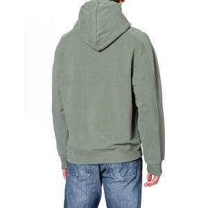 Cordón Hombres Nuevo diseño algodón moda sudaderas con capucha Venta caliente de alta calidad de encargo del logotipo de algodón francés Terry regular fit Sudadera con capucha - Product Image 3