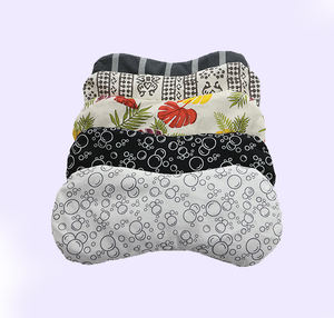 2024หมอนรองตาทำจากผ้าไหมเมล็ดแฟลกซ์และดอกลาเวนเดอร์แห้งแบบกำหนดเองสีทึบขายดีที่สุด - Product Image 1