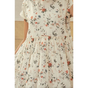 Vestido RAYNA de Seda Estampada Tejida a Mano, Estilo Boho Elegante, Cintura Elástica, Transpirable, Sostenible, Sexy, Largo hasta la Rodilla, para el Día - Product Image 4