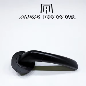 Poignée de porte ABSDOOR moderne en acier noir mat, ouverture à droite, installation facile, garantie 1 an, Turquie, villa, hôtel, appartement - Product Image 2