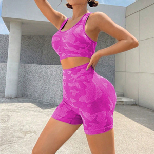 Soutien-gorge de sport sans couture de haute qualité 2025, soutien-gorge de sport uni premium pour la salle de sport et la course à pied, en tailles plus grandes, vente en gros - Product Image 2