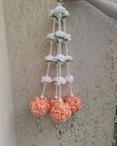 Rose perle tenture murale bébé douche mariage décoration Lohri coloré cerf-volant Festival décor à la maison pendaison de crémaillère cadeau pour invité - Product Image 2