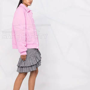 Veste d'hiver universitaire en laine pour femmes de haute qualité toile respirante avec Logo personnalisé traitement fini de la saison d'automne - Product Image 4