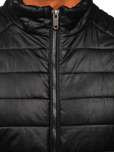 Chaqueta de Cuero para Hombre al por Mayor, Chaqueta de Motociclista de Cuero Genuino de Alta Calidad - Product Image 3