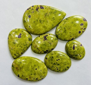 พลอยอะคริลิคทรงหลังแบนแบบหลวมพลอยแอตแลนติไซต์100% - Product Image 1