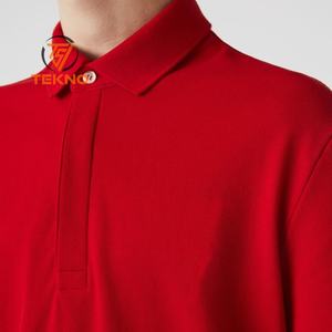 Polo corto informal para hombre, camiseta de poliéster con impresión completa verificada de fabricante, Polo de fútbol de alta calidad con logotipo personalizado - Product Image 4