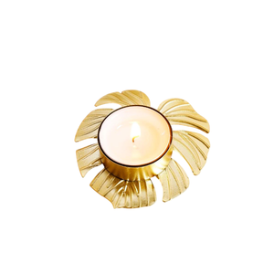 Set Of Two Round Shape Brass <b>Tea</b> Light <b>Candle</b> Holder Gold Finished for Home Event Parties Tabletop Decorations - Product Image 3