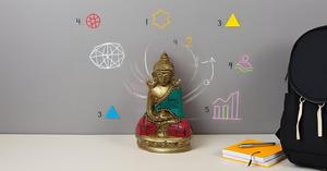 Figurine de shakyamuni de guérison bouddhiste pour la paix et la relaxation statue de bouddha décor à la maison accessoires d'art moderne décoration cadeaux - Product Image 4