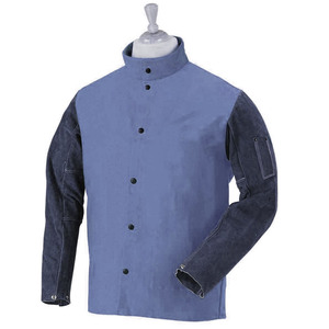 Keem Brother เสื้อแจ็กเก็ตสำหรับงานเชื่อม, เสื้อโค้ทหนังวัวแยกสูงกันน้ำน้ำหนักเบาชุดทำงานช่าง - Product Image 6