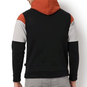 Sweat-shirt à capuche pour homme en coton 100% de haute qualité, fabriqué à la main, logo personnalisé, marque privée, streetwear décontracté d'automne, 300 GSM - Product Image 2