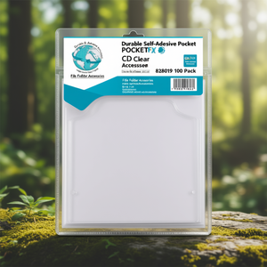 Durable Self-Adhesive <b>Pocket</b> POCKETFIX CD 828019 Clear 100 Pack File <b>Folder</b> Accessories - Product Image 3