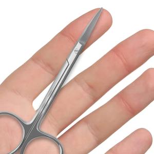 Instruments chirurgicaux en acier inoxydable Bandage gomme ciseaux chirurgie médicale ciseaux incurvés pointes fines plastique métal - Product Image 5