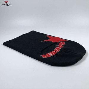 Diseño de bordado a prueba de viento y transpirable Logo Headwear para deportes y uso diario Pasamontañas personalizado al por mayor - Product Image 5