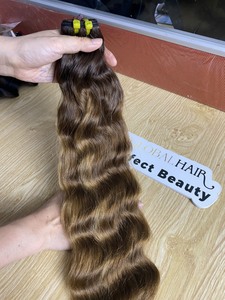 Extensions de cheveux vierges cambodgiens ondulés à double trame, 100% cheveux humains bruts non traités - Product Image 2