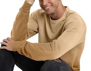 Sweat-shirts pour hommes en coton 100% très vendus, légers, à col rond, en molleton de coton pour hommes - Product Image 4