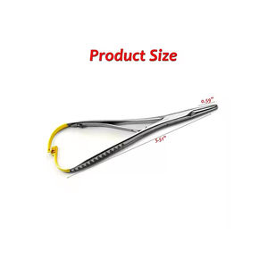 Instruments chirurgicaux dentaires professionnels en acier inoxydable Source manuelle porte-aiguilles en titane pour utilisation en clinique - Product Image 3