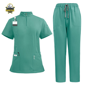 Uniformes Médicos Quirúrgicos de Punto de Spandex/Poliéster de Alta Calidad, Personalizables al por Mayor, Nuevos, Unisex, OEM - Product Image 2
