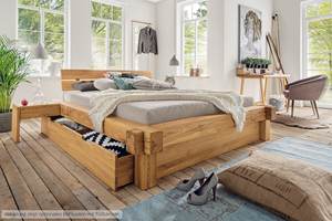 Lit King Size en Bois Massif Moderne Européen Confortable avec Cadre Élégant et Rangement Origine Turquie Emballage Postal Inclus - Product Image 2