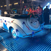 Piste de danse vidéo pixel Led Piste de danse éclairée sans fil pour discothèque