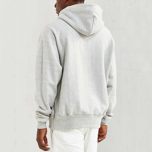 เสื้อฮู้ด400gsm ผ้าทอแบบกลับด้านลายว่างเปล่าเทคนิคปักผ้าฝ้ายออร์แกนิก100% มีฮู้ดทึบฤดูหนาว - Product Image 2