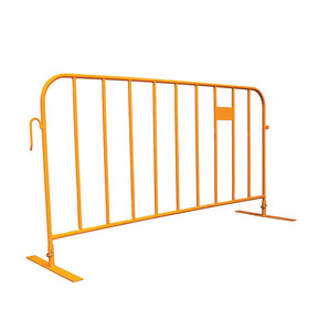 Barrière de sécurité pour la circulation des piétons, barrière de contrôle des foules, barrière de circulation, en acier galvanisé, portable, pour la route - Product Image 6