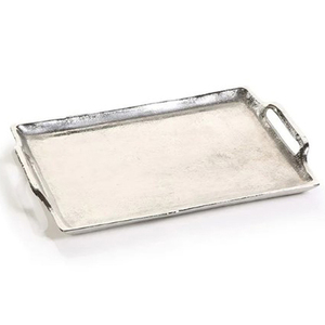 Luxury Wedding Events <b>Christmas</b> Party <b>Table</b> Top <b>Decoration</b> Serving Tray Antique Gold Aluminum Tray 2 Handles Modern - Product Image 4