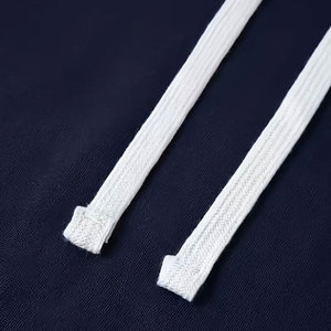 Sweats à capuche pour hommes personnalisés avec logo 2025, 100% coton, motif uni, léger, écologique, doublé, vêtements décontractés en gros - Product Image 2