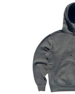Sudadera con Capucha Unisex de Felpa Gruesa Color Gris Carbón Lavado, Sudadera de Algodón Premium, Ropa Urbana, Diseño Personalizado con Logotipo OEM - Product Image 4