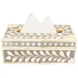 Porte-serviettes en bois de qualité supérieure, porte-serviettes de table en bois de luxe, boîte à mouchoirs rectangulaire en bois - Product Image 4