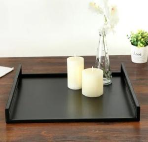 Plateaux de service ronds en acier inoxydable argenté, dernier design, pour chocolats, desserts, plats sucrés - Product Image 3