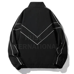 Hot Selling Low MOQ <b>Men</b> Breathable Wholesale Baseball Style Hip Hop <b>Men</b> Bomber <b>Jacket</b> for Sale - Product Image 2