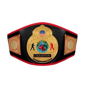 Cinturón de Campeonato para Adultos, Personalizable en Grosor, Color/Logotipo, Ecológico, Cinturones de Campeón de Karate, MMA y Boxeo de Cintura Alta - Product Image 5