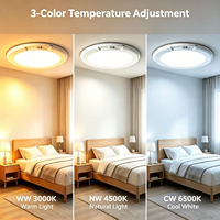 Lampe murale LED intelligente moderne pour maison connectée, en ABS blanc, avec détecteur de mouvement, veilleuse de plafond à intensité variable, contrôle par interrupteur, décoration de pièce