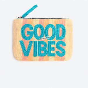 Monedero colorido con cuentas Zip Summer Vibes Bolso hecho a mano para playa Piscina y viajes - Product Image 5