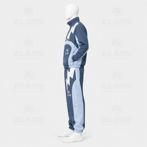 Conjunto deportivo de dos piezas unisex, ligero, cortavientos, con cremallera, de nailon, estilo streetwear, para hombre. - Product Image 4