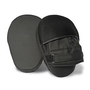 Manoplas de enfoque de boxeo MMA personalizadas OEM, almohadillas curvas de cuero duraderas para ejercicios de punzonado y enfoque de artes marciales - Product Image 3