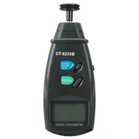Tachometer Kontak Digital DT-6235B, Pengukur RPM, Pengukur Kecepatan Permukaan, Speedo