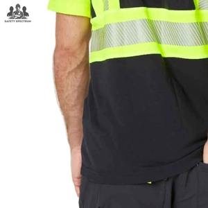 Men Industrial Duty Breathable <b>Waterproof</b> <b>Work</b> T-Shirt | Hi Visibility Heavy Duty Workwear Apparel | High Quality Factory Source - Product Image 6