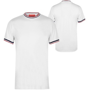 Nouveauté T-shirt à col en O pour hommes T-shirt simple imprimé à la mode durable et personnalisé avec logo pour hommes de l'usine - Product Image 2
