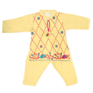 Traje de 2 piezas para niñas recién nacidas - Melocotón - Product Image 1