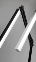 Lámpara LED con Abrazadera al por Mayor, Lámpara de Escritorio LED Negra de 11 W con Brazo Oscilante Ajustable, Lámpara de Arquitecto, 3CCT, Puerto USB-A, Luz de Escritorio
