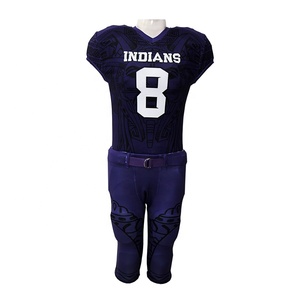 Camisetas y Uniformes de Fútbol Americano Sublimados Personalizados, Manga Corta, Alta Calidad, Colores Personalizables, Logotipos, Servicio OEM - Product Image 2