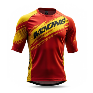 เสื้อเจอร์ซีย์แข่งรถมอเตอร์ไซค์แบบสปอร์ตสำหรับผู้ชาย สวมใส่สบาย ทนทาน ระบายอากาศได้ดี ออกแบบได้ตามต้องการ - Product Image 6