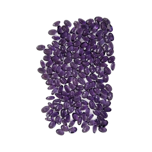 Améthyste africaine naturelle 6x4MM, coupe ovale, pierre précieuse en vrac de la meilleure qualité pour la fabrication de bijoux - Product Image 2