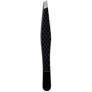 Juego de pinzas para recortar cejas de acero inoxidable con etiqueta privada personalizada de alta calidad, Punta inclinada rosa para depilación - Product Image 5