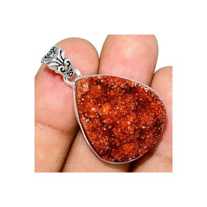 Nouvelle arrivée la plus chaude 925 Sterling Silver Seam Agate Maroc Gemstone Pendentif à vendre au meilleur prix pour le fournisseur en gros - Product Image 5