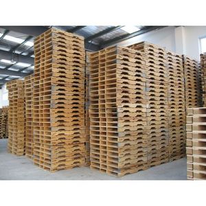 Venta al por mayor Durable de doble cara de 4 vías de entrada Euro Pallet Madera de pino macizo Mejor precio para almacenes y minoristas - Product Image 6