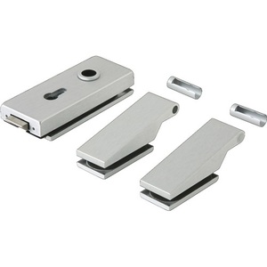 DORMA-GLAS Classic STUDIO Glass <b>Door</b> Fitting <b>Light</b> Alloy with Silver Anodized PZ DIN for Left/Right Office Supplies - Product Image 1